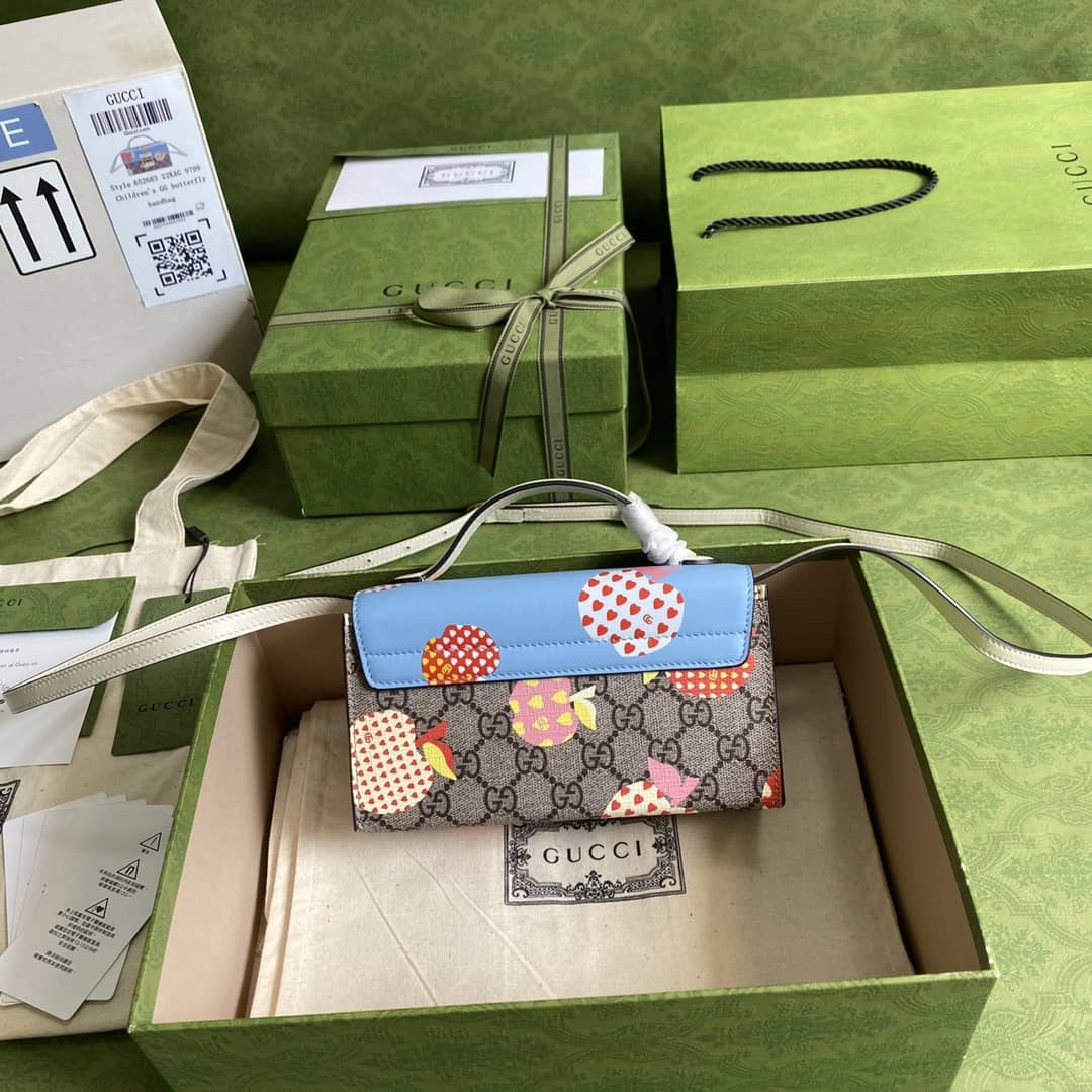Gucci Padlock GG Supreme Canvas Top Handle Mini Bag Replica 652683 - DEEPREPS