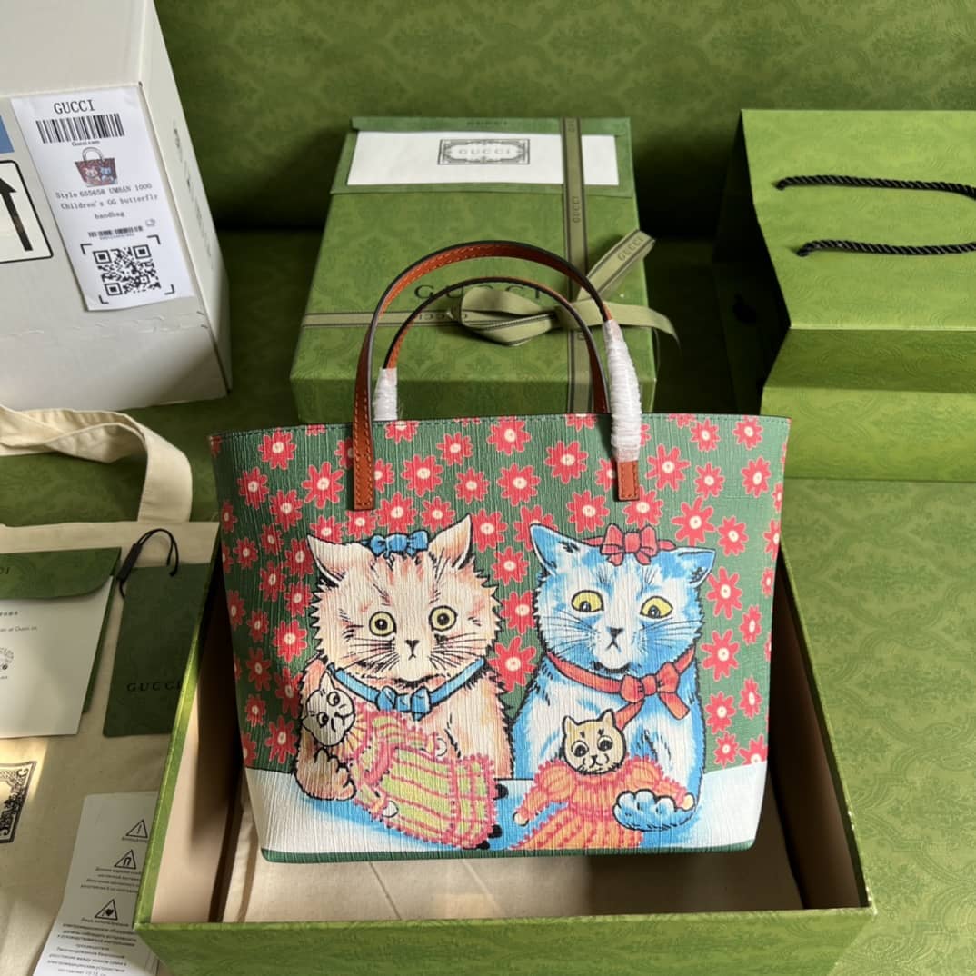 Gucci Children Cat Tote 410812 Replica Bag - DEEPREPS
