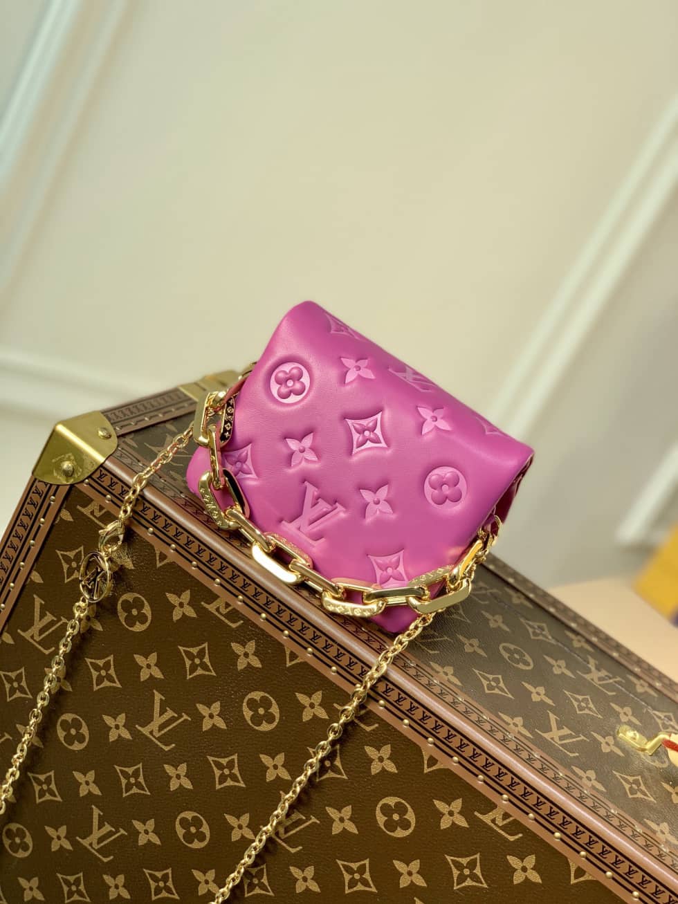 Best Replica Louis Vuitton Beltbag Coussin Cruise 22 Monogram Embossed Orchid M81127 Replica Crossbody Bag(ColaReps) - DEEPREPS