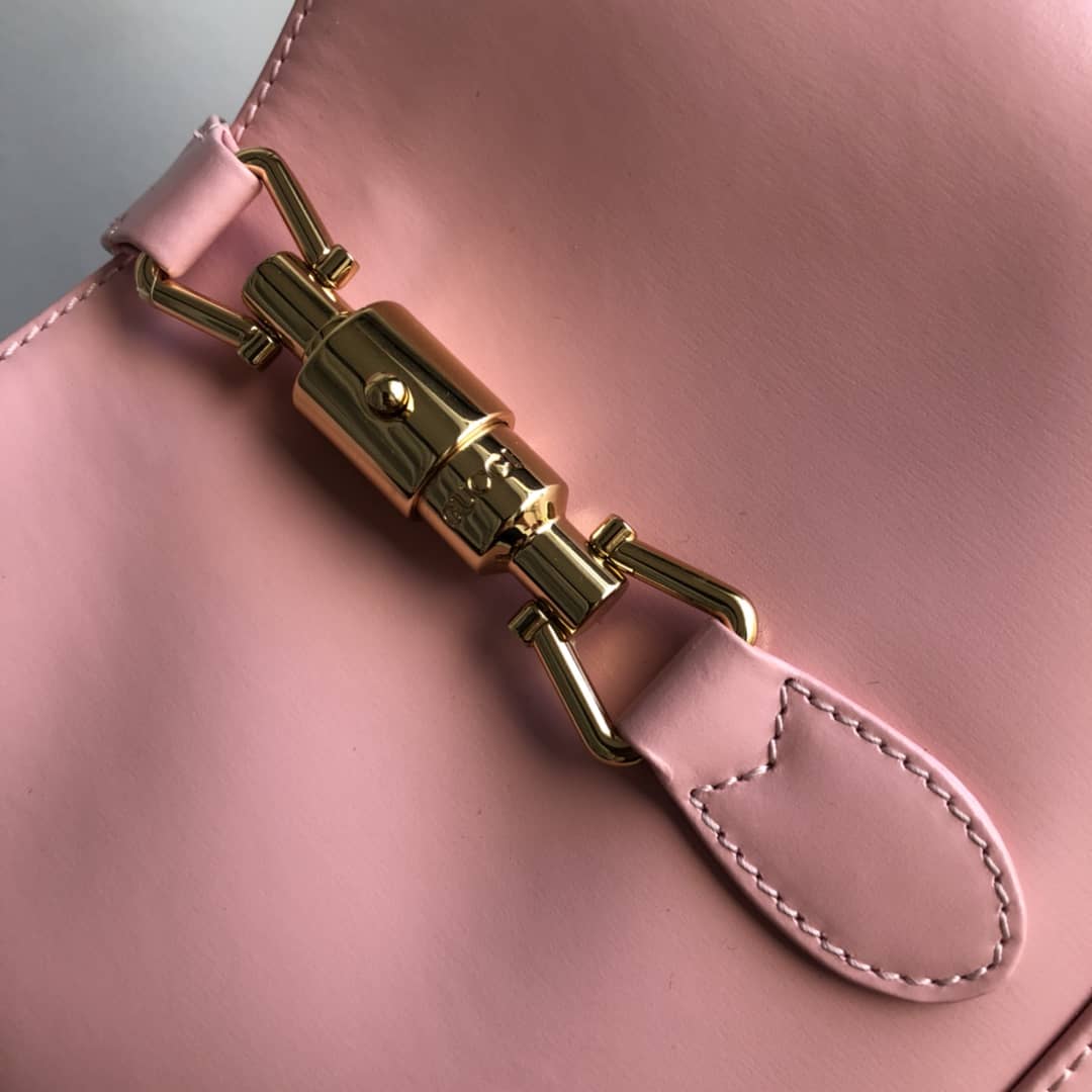 Gucci GG Jackie 1961 Small Hobo Shoulder Bag Replica Pink 636709 - DEEPREPS