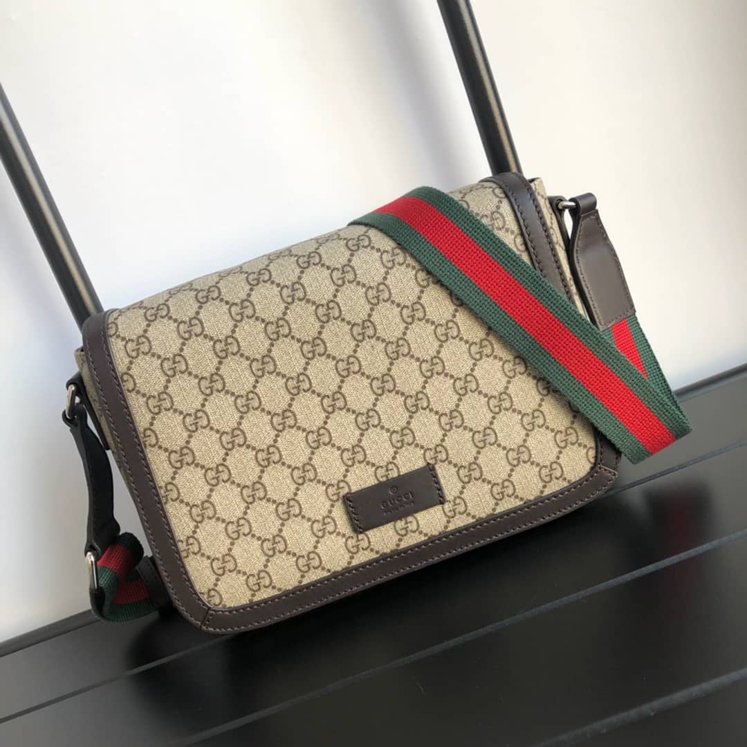 Gucci GG Guccissima Medium Canvas Crossbody Bag Replica 449172 - DEEPREPS