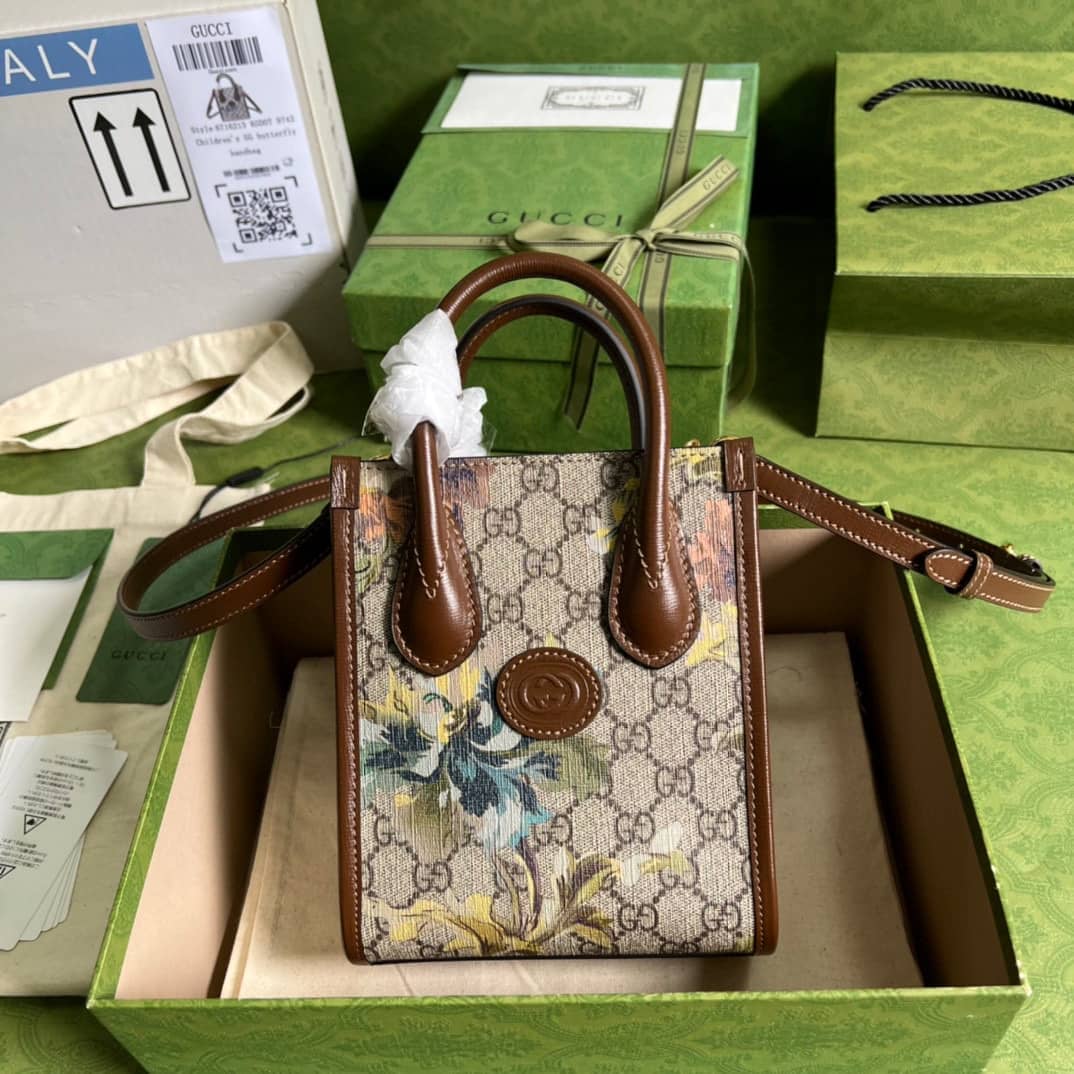Gucci Mini Tote With Interlocking 671623 Replica Bag - DEEPREPS