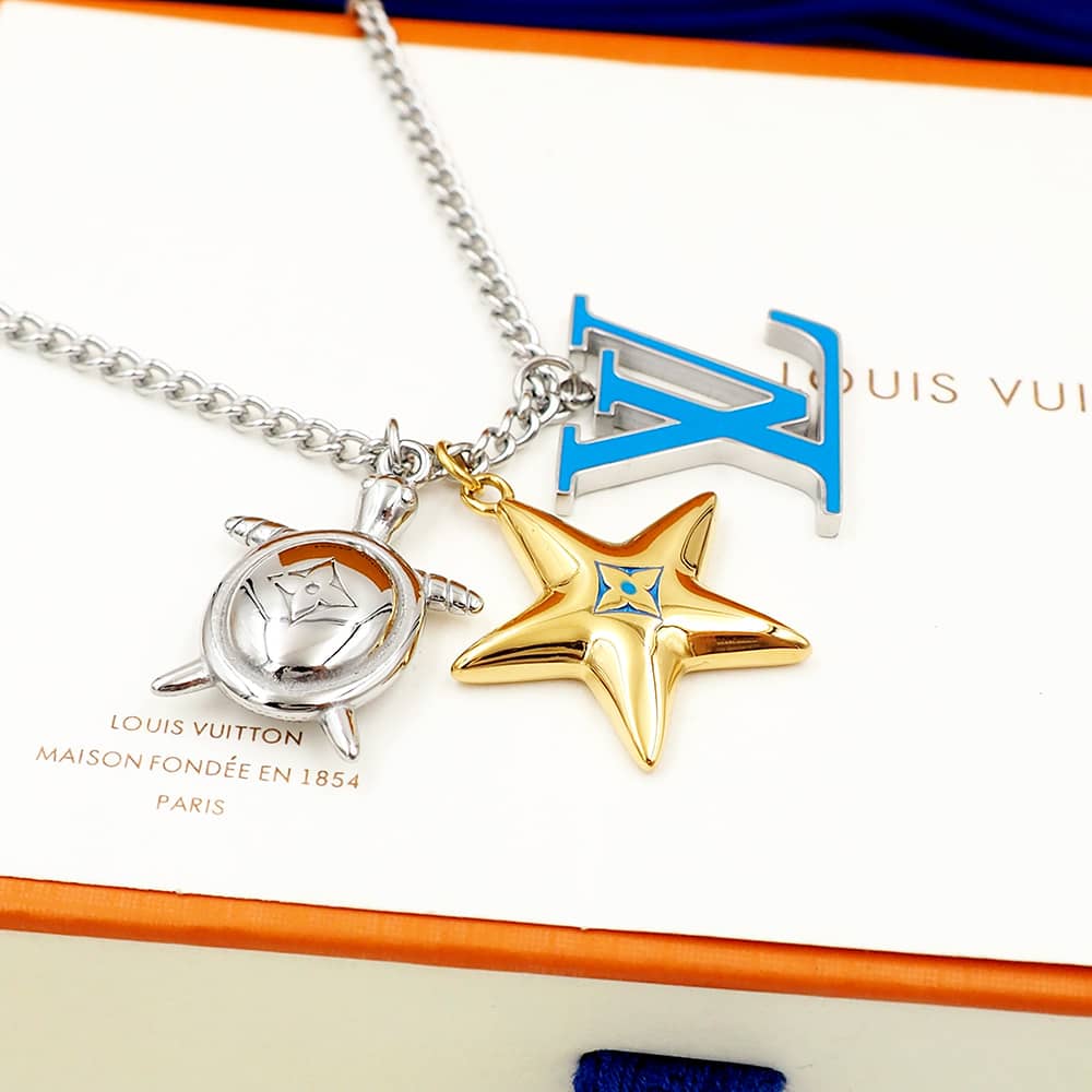 Wholesale Louis vuitton Logo Necklace - DEEPREPS
