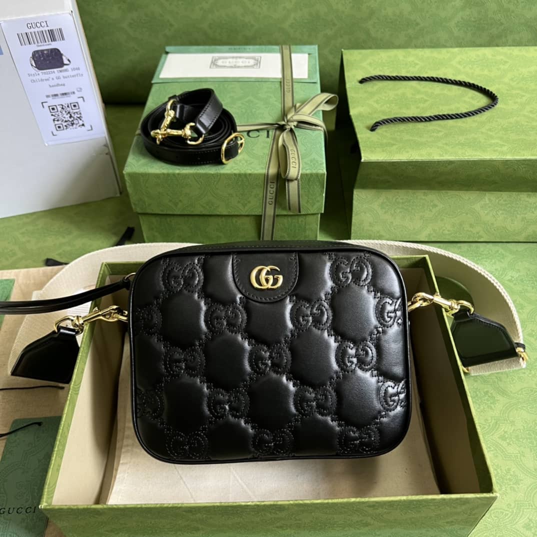 Gucci GG Matelassé Leather Shoulder Crossbody Handbag 702234 Replica - DEEPREPS