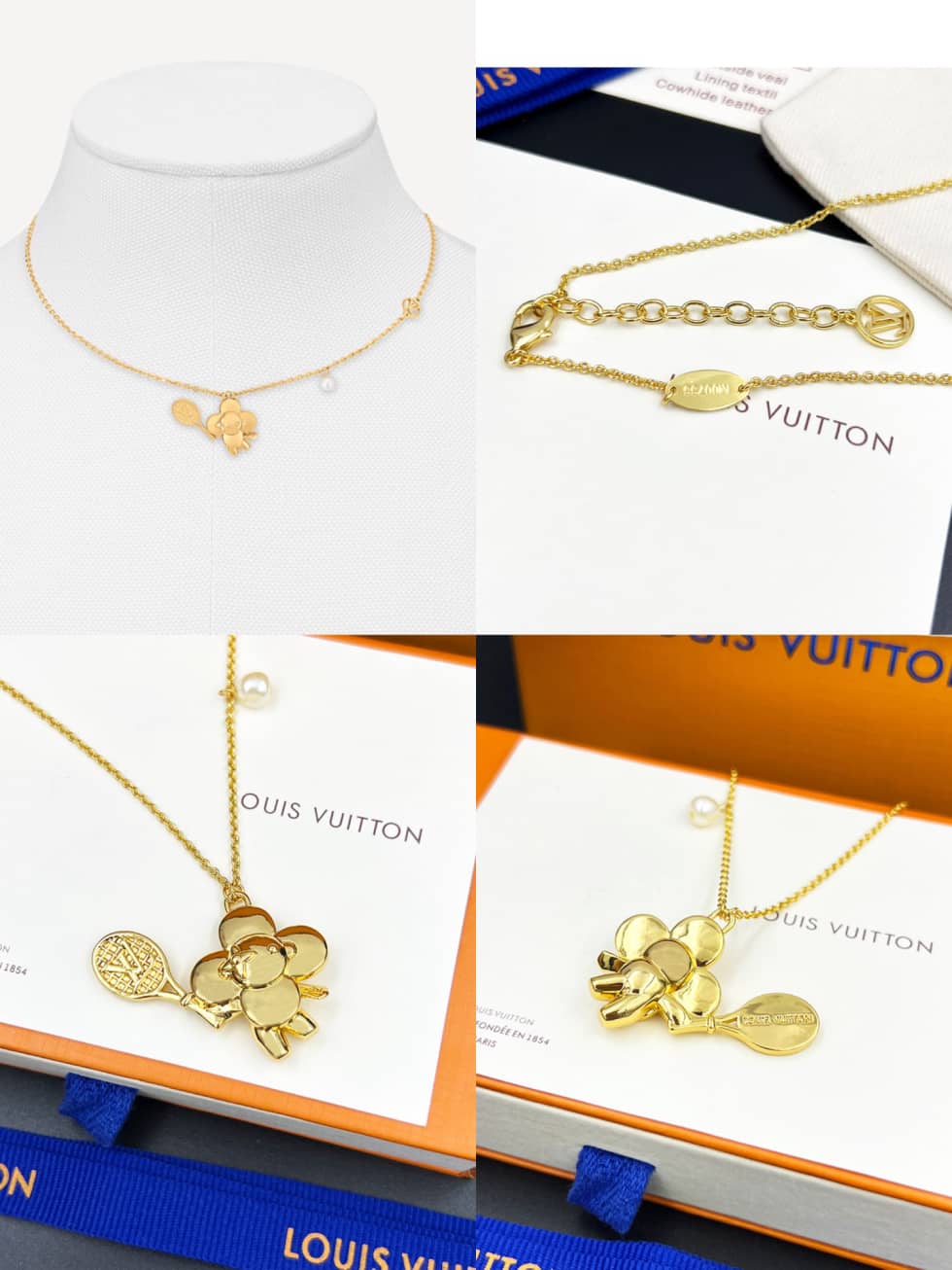Fake Louis vuitton Logo Necklace - DEEPREPS