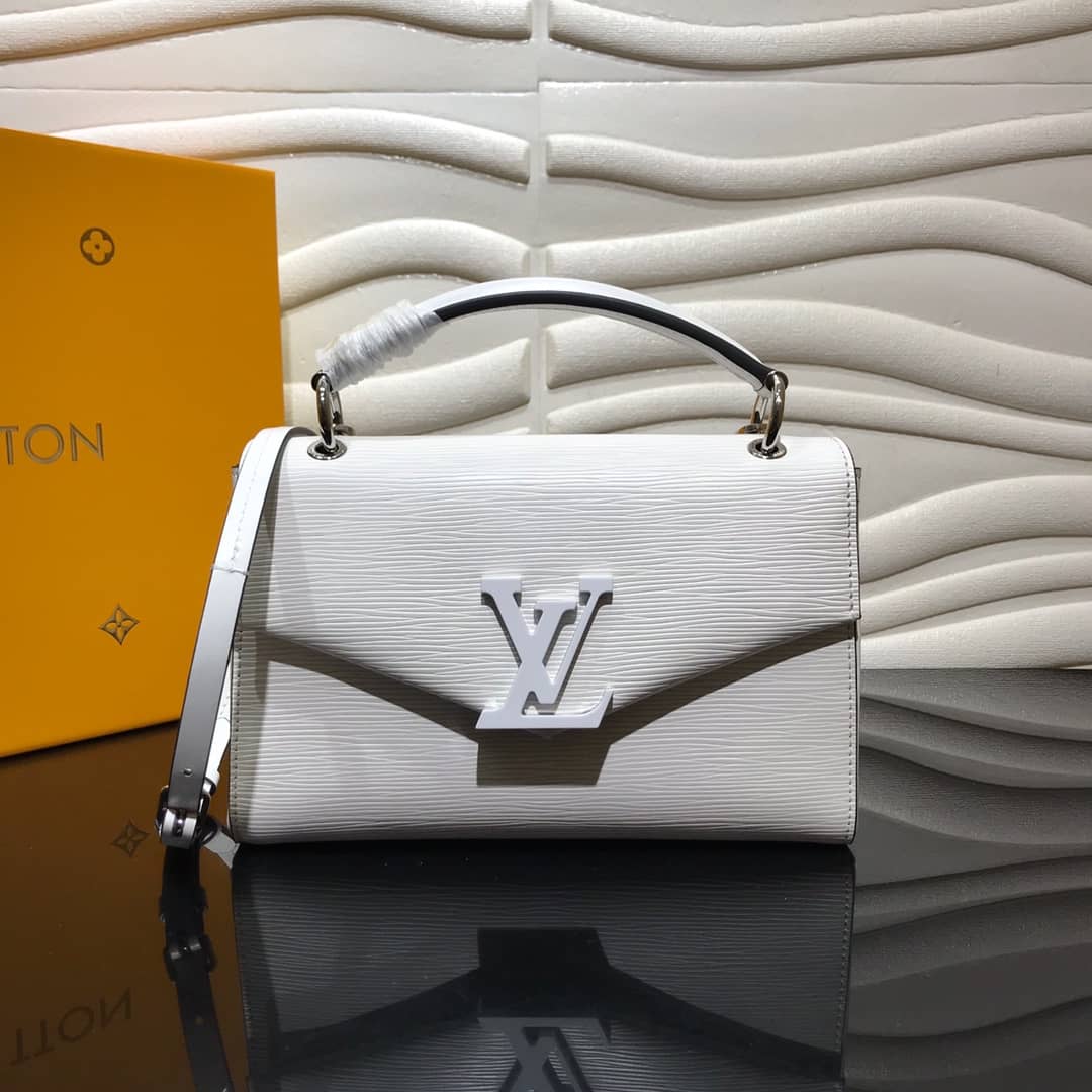 Louis Vuitton Grenelle Pochette Epi Leather Replica Shoulder Bag White M55977 - DEEPREPS