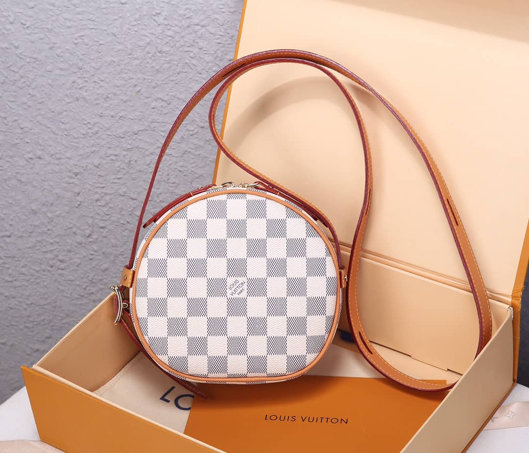 Louis Vuitton Damier Azur Boite Chapeau Souple PM Replica N40333 - DEEPREPS