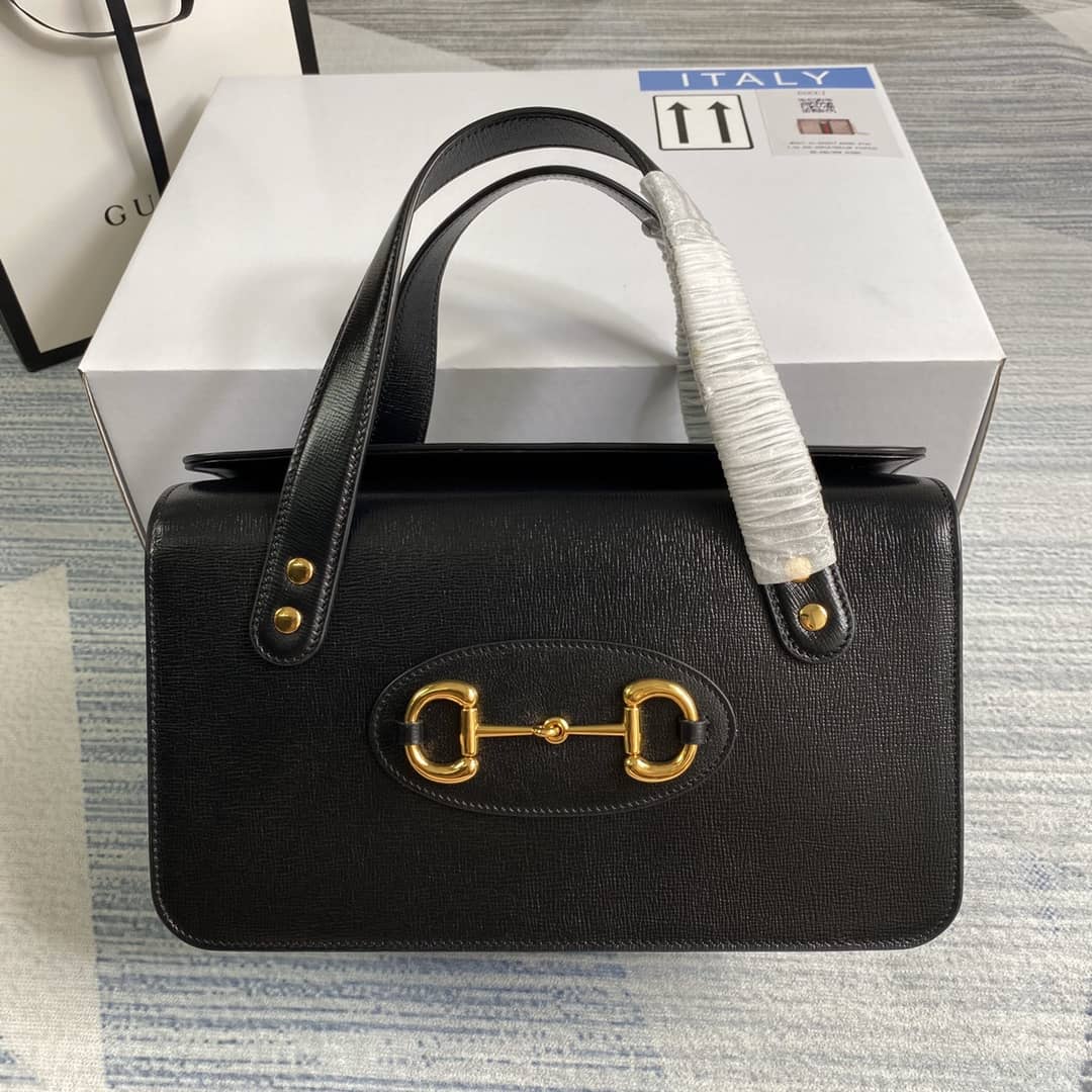 Gucci 1955 Horsebit Small Top Handle Bag Replica 627323 - DEEPREPS