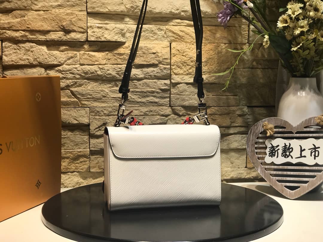Louis Vuitton Twist MM Bag White M50296 Replica - DEEPREPS