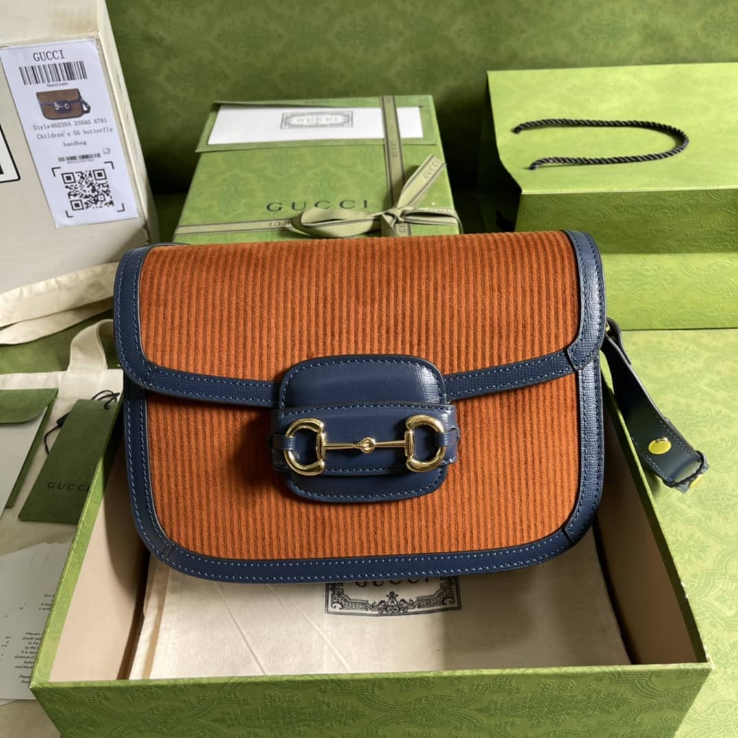 Gucci 1955 Horsebit Supreme Shoulder Bag Replica 602204 - DEEPREPS