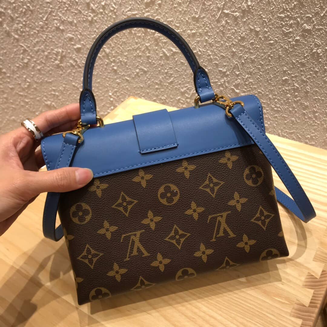 Louis Vuitton Monogram Canvas Locky BB Bag Replica Blue M44321 - DEEPREPS