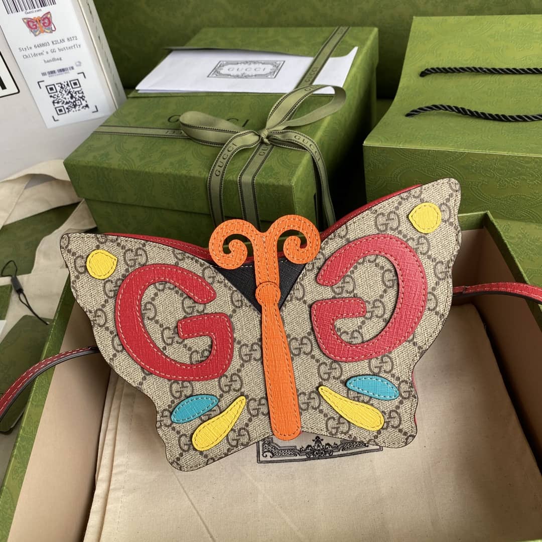 Gucci GG Children Butterfly Bag Replica 648803 - DEEPREPS