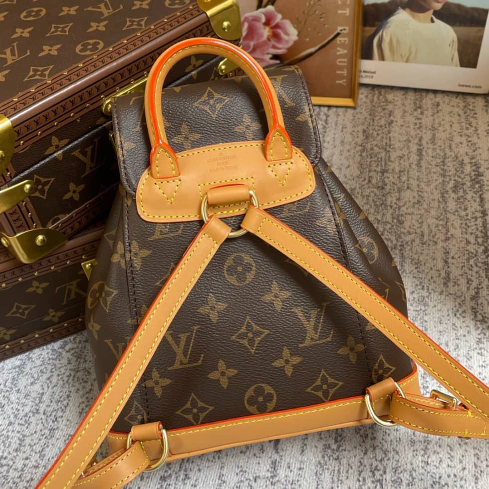 Louis Vuitton Monogram Mini Montsouris Rucksack M51137 Replica Backpack - DEEPREPS