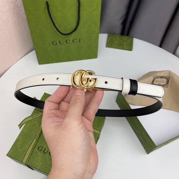 Replica Gucci Buckle Belt 20mm For Lady - DEEPREPS
