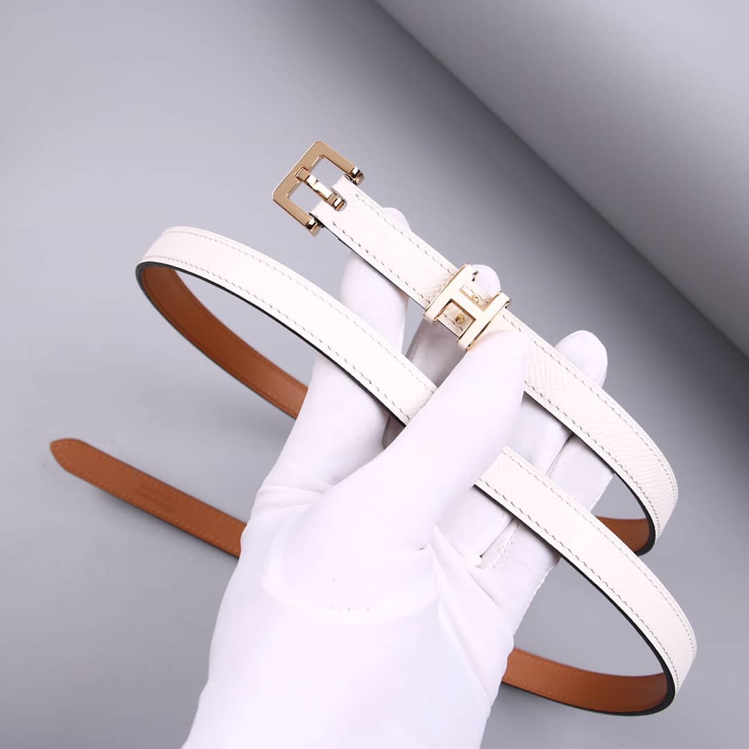 Knockoff Hermes Logo Belt 15mm For Lady - DEEPREPS