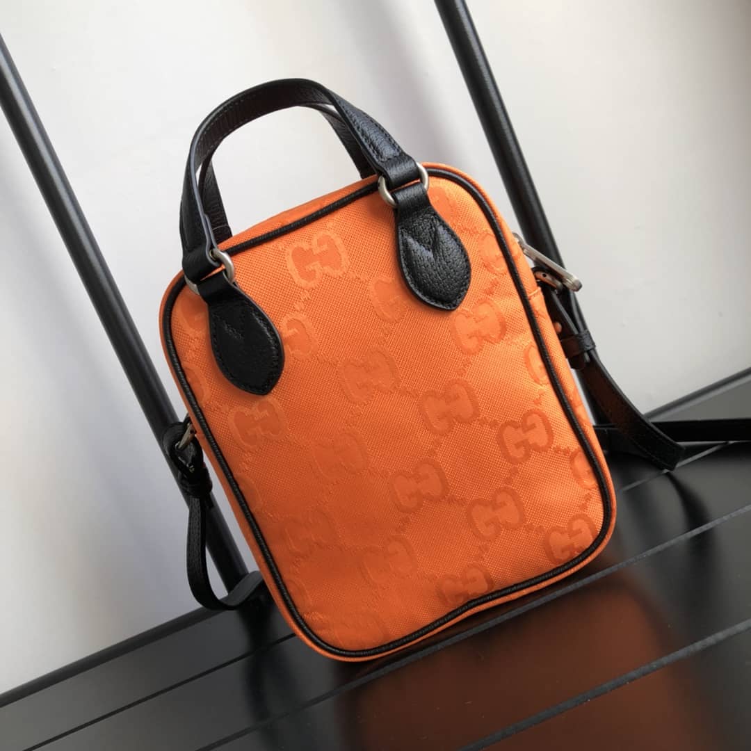 Gucci Off The Grid Crossbody Bag Replica Orange 625850 - DEEPREPS