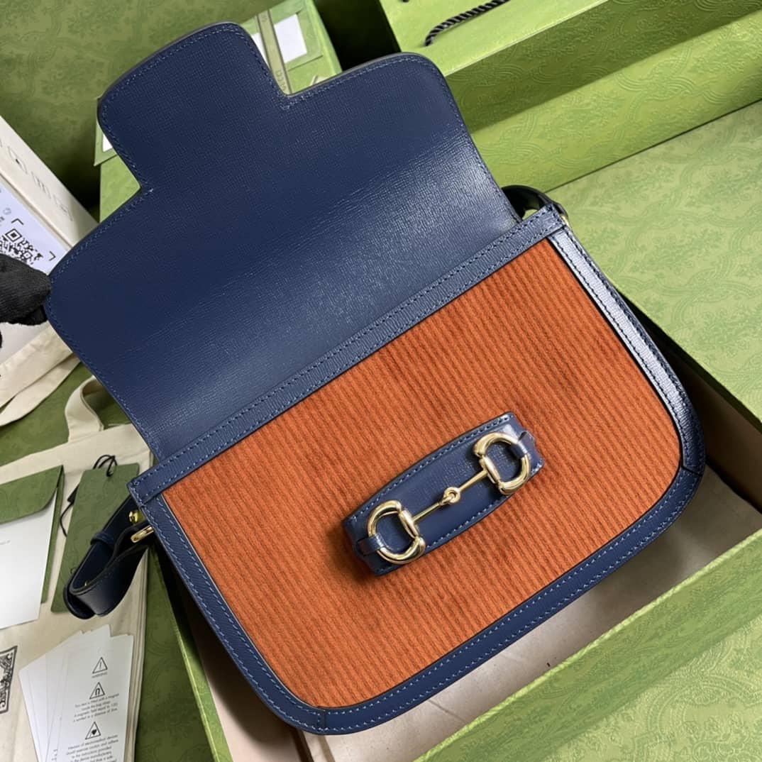 Gucci 1955 Horsebit Supreme Shoulder Bag Replica 602204 - DEEPREPS