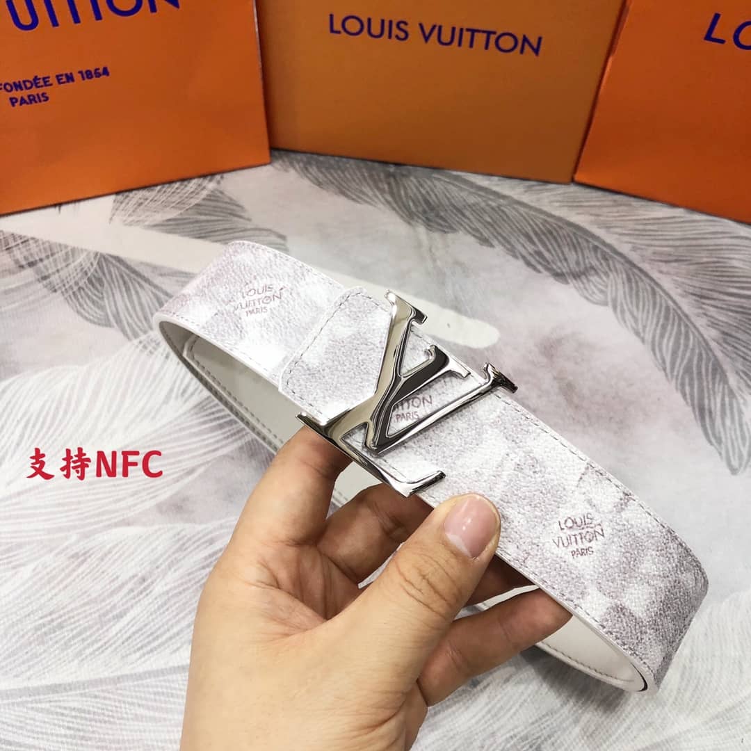 7 Star Louis Vuitton Leather Belt 40mm - DEEPREPS