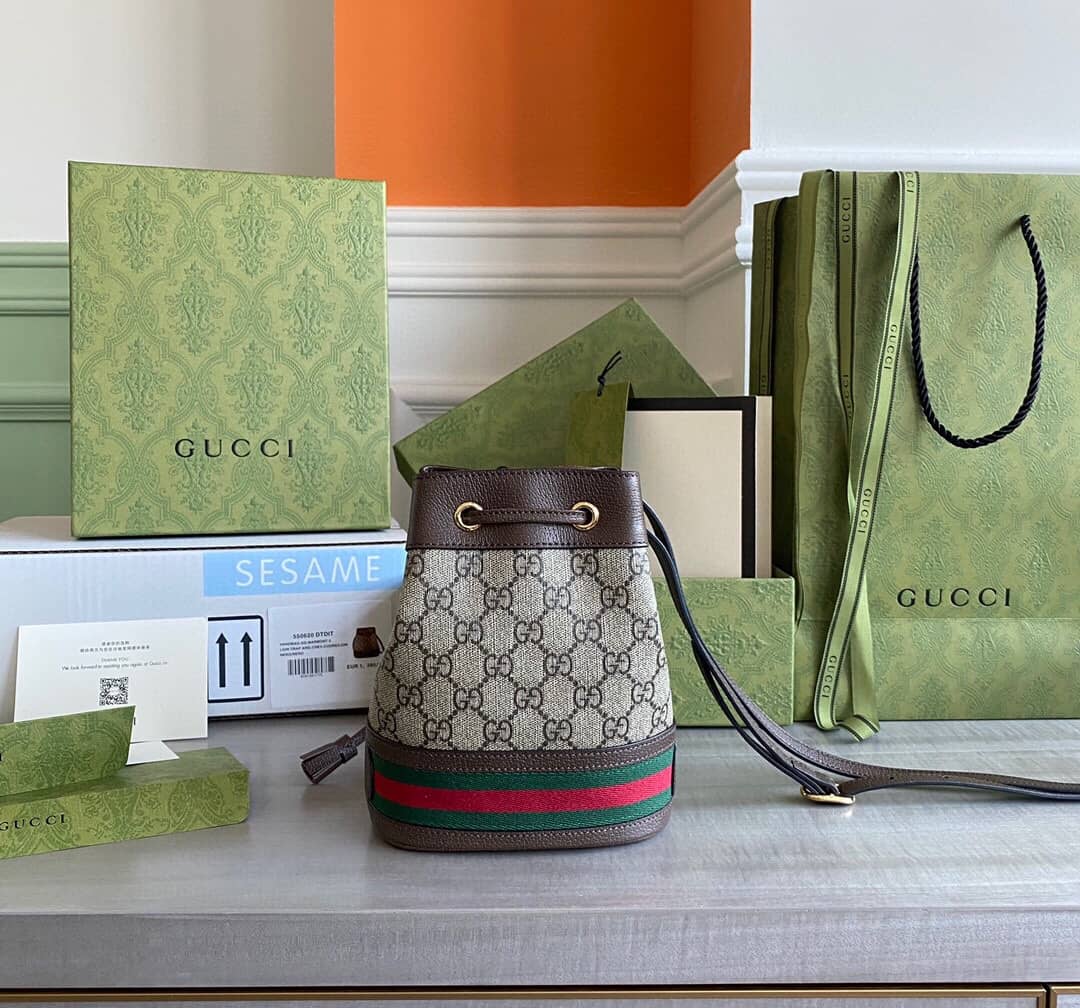 Gucci Ophidia GG Mini Bucket Bag Replica 550620 - DEEPREPS