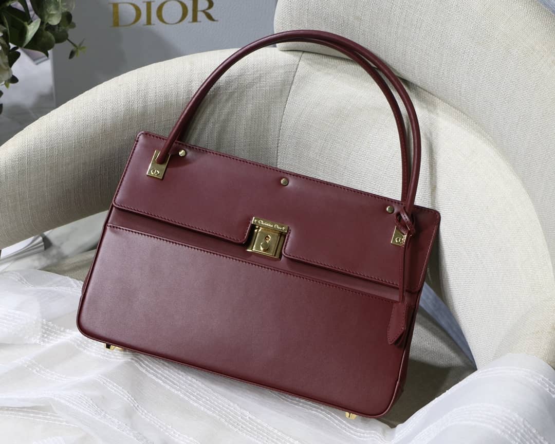 Dior Latte Smooth Calfskin Parisienne Bag - DEEPREPS