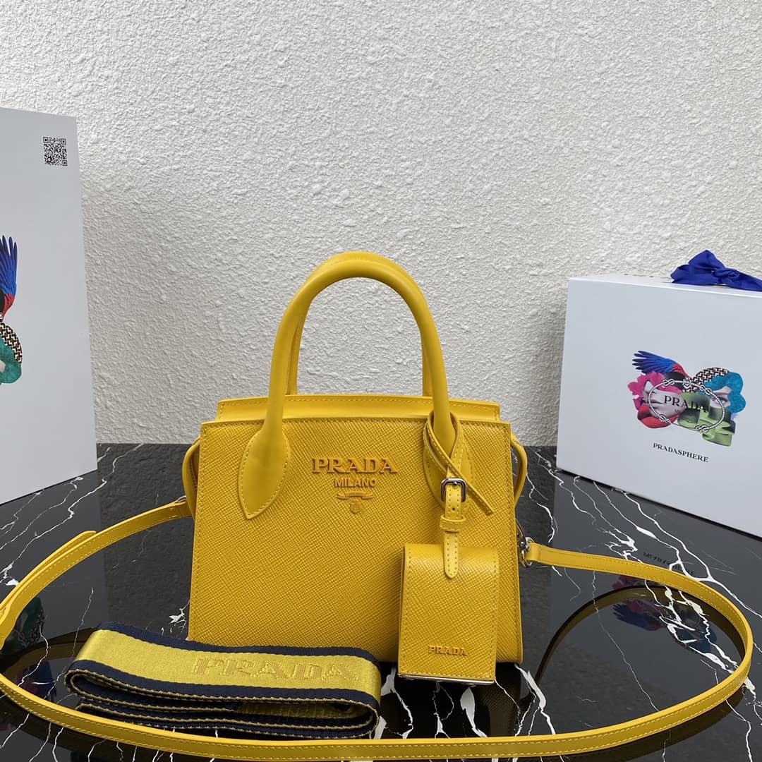 Prada Saffiano Leather Monochrome Replica Bag - DEEPREPS