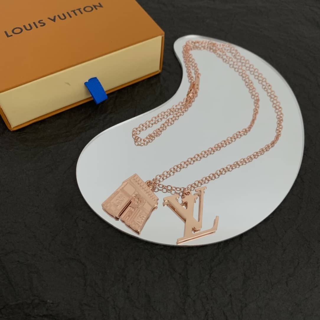 Wholesale Louis vuitton Logo Necklace - DEEPREPS