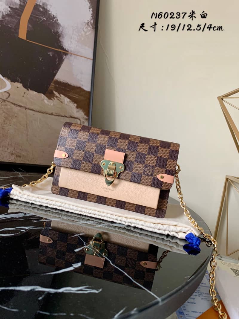 Best Replica Louis Vuitton Vavin Chain Wallet Damier Ebene Replica Bag N60237(ColaReps) - DEEPREPS