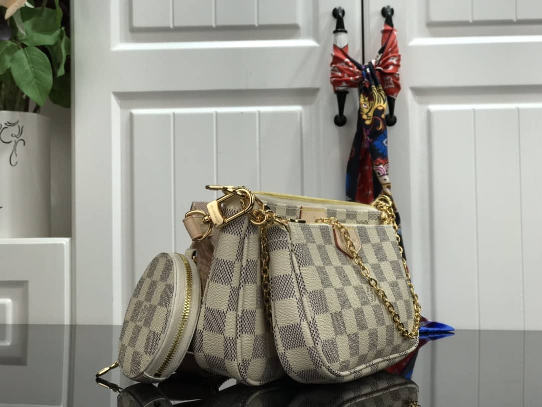 Louis Vuitton Multi Damier Azur Replica Pochette M44813 - DEEPREPS