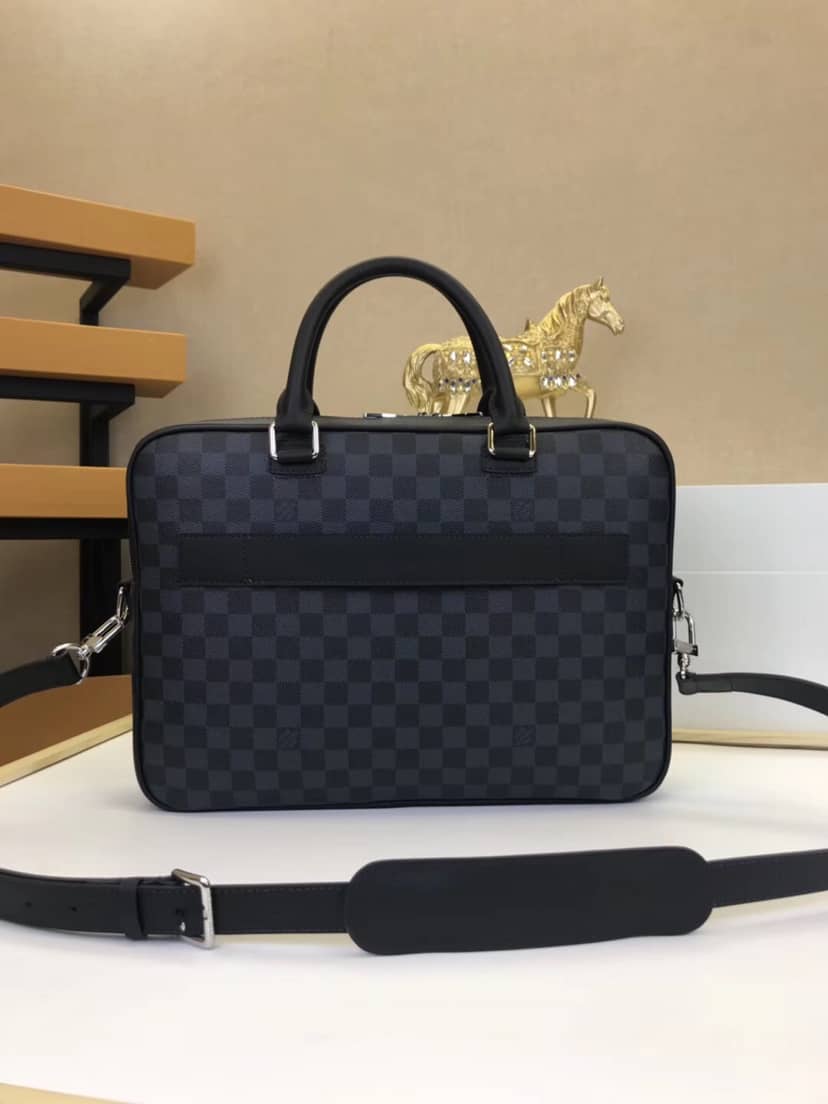 Louis Vuitton Damier Cobalt Porte Document Business 2Way Replica Bag N41347 - DEEPREPS