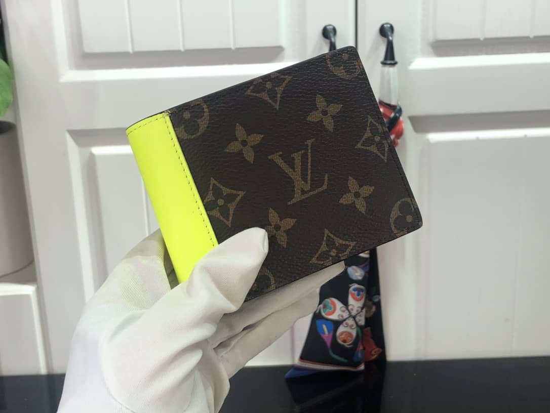 Louis Vuitton Monogram Multiple Bifold Wallet Replica Yellow M80781 - DEEPREPS