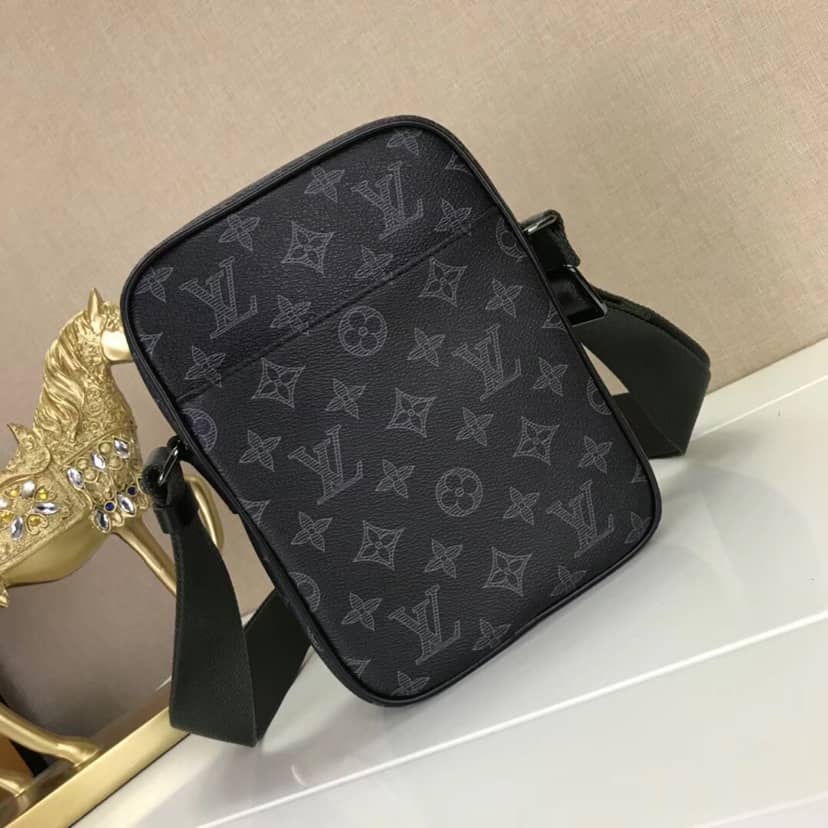 Louis Vuitton Monogram Eclipse Danube PM Vivienne Replica Shoulder Bag M43677 - DEEPREPS