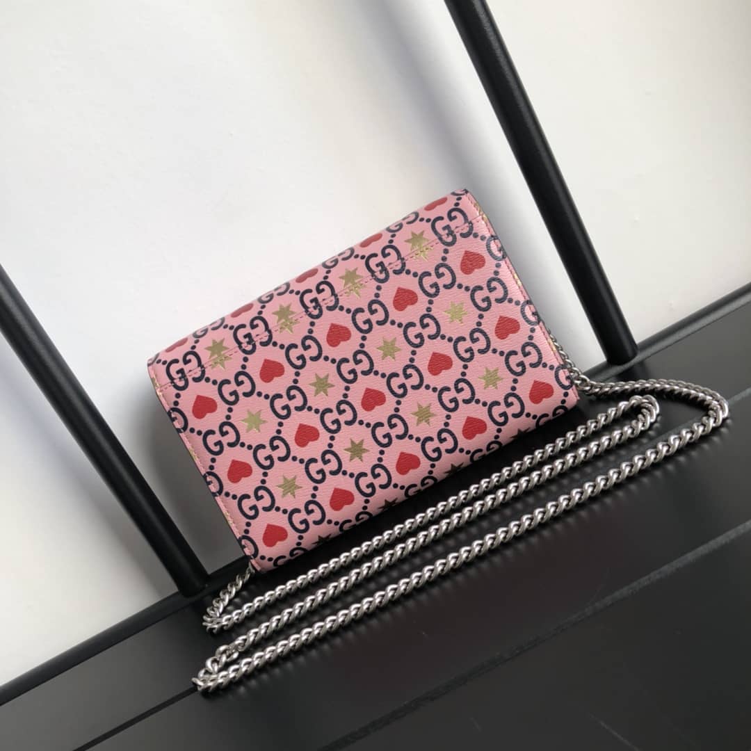 Gucci Dionysus Chain Wallet Shoulder Bag Replica Pink 401231 - DEEPREPS