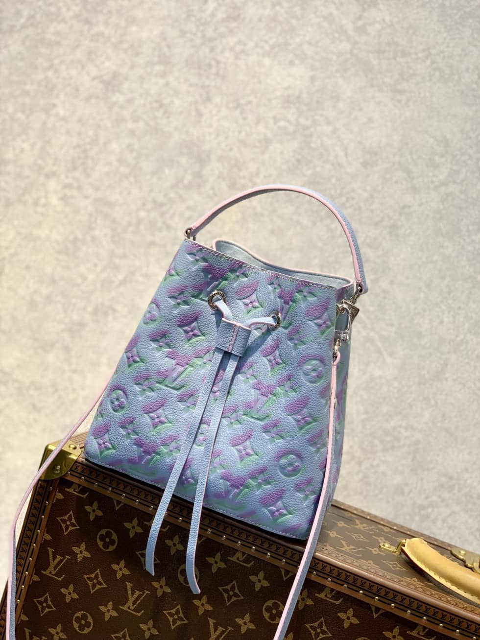 Louis Vuitton Neonoe BB Blue M46174 Replica Bucket Bag - DEEPREPS