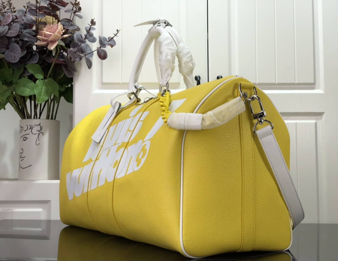 Louis Vuitton Keepall Bandoulière 50 Bag Cowhide Leather Replica M58748 - DEEPREPS