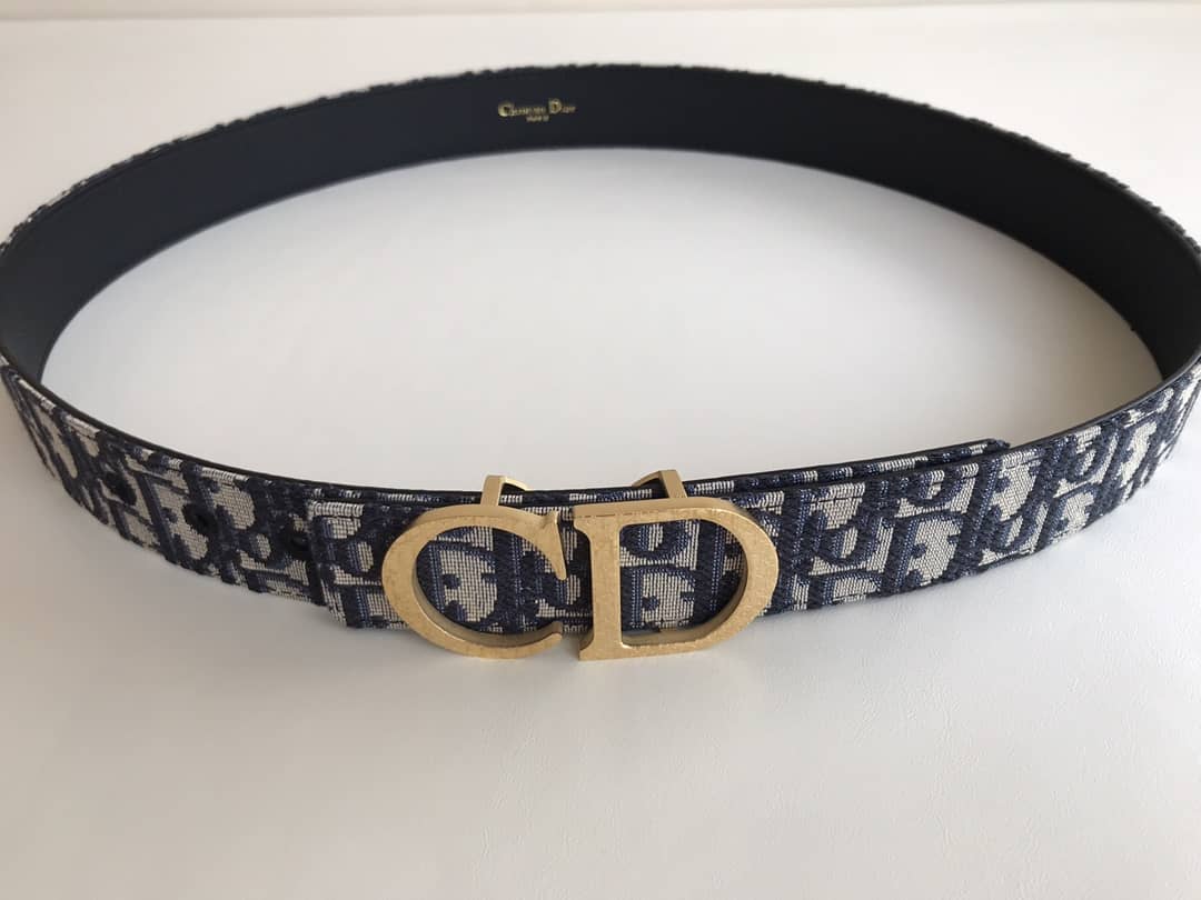 Knockoff Dior Logo Belt 35mm - DEEPREPS