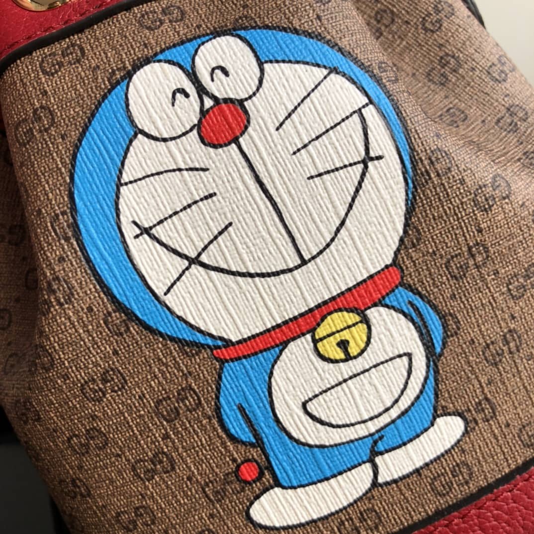 Gucci X Doraemon Mini Bucket Bag Replica 647801 - DEEPREPS