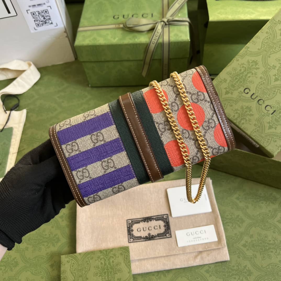 Gucci Jackie 1961 Shoulder Bag Chain Wallet Replica 652681 - DEEPREPS