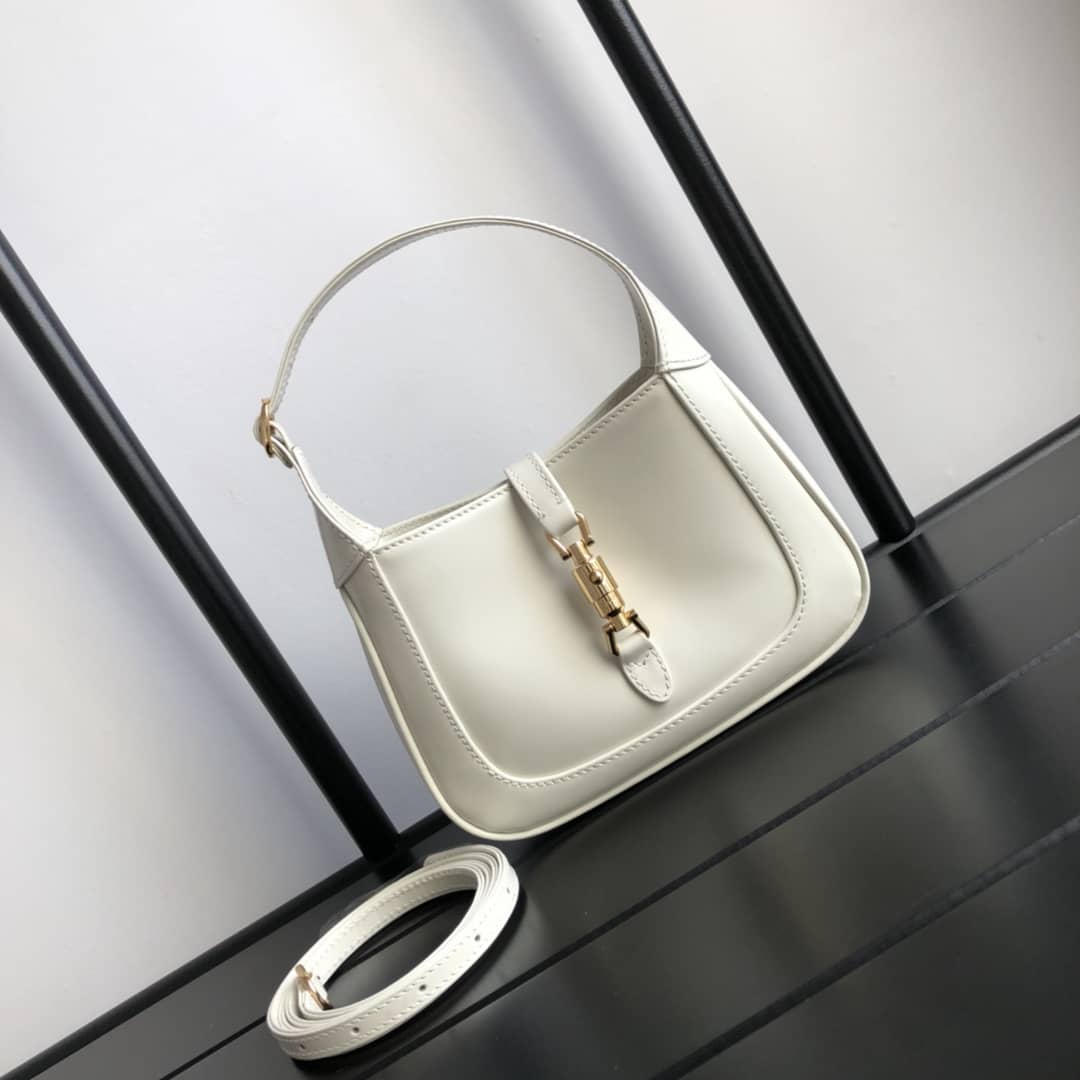 Gucci Jackie 1961 Mini Shoulder Bag Replica White 637092 - DEEPREPS