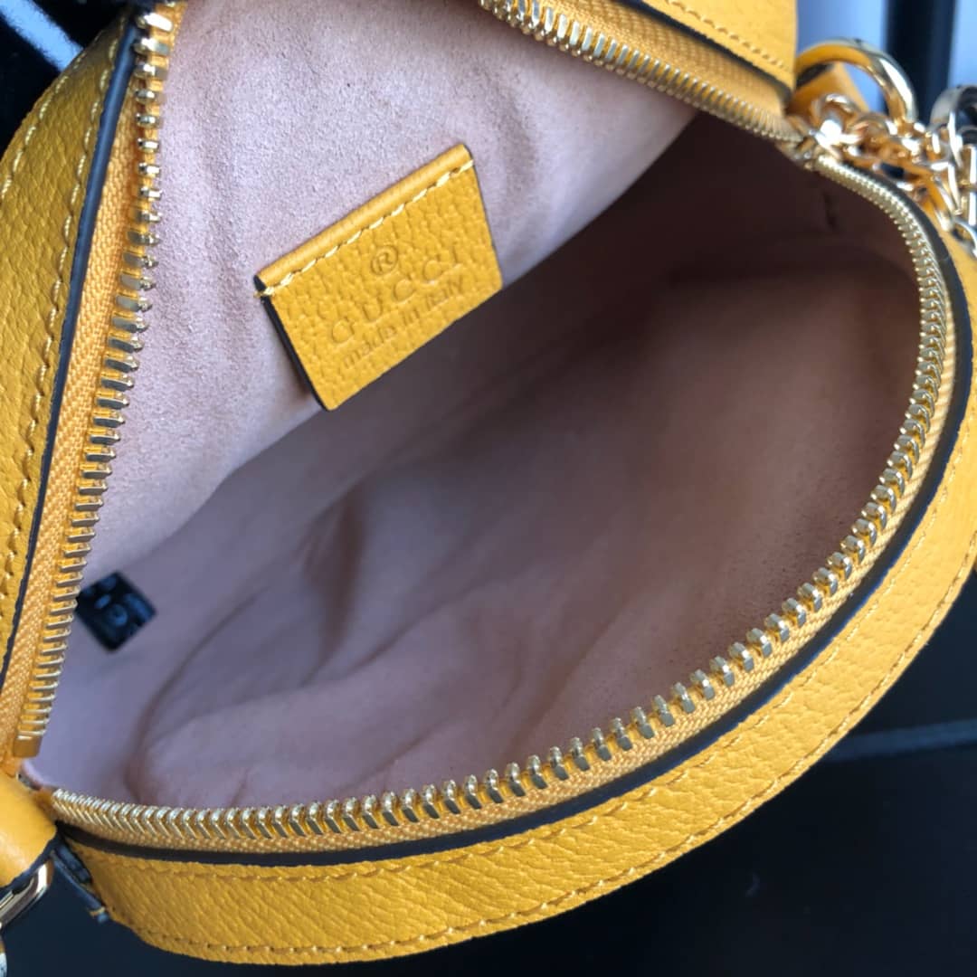 Gucci Ophidia GG Flora Mini Replica Backpack Yellow 598661 - DEEPREPS