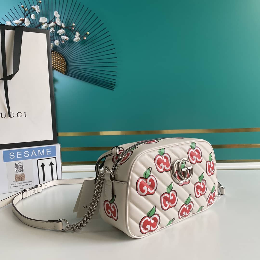 Gucci Marmont Dupe GG Small Matelassé Shoulder Bag Replica 447632 - DEEPREPS