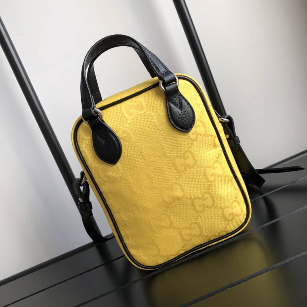 Gucci Off The Grid Crossbody Bag Replica Yellow 625850 - DEEPREPS