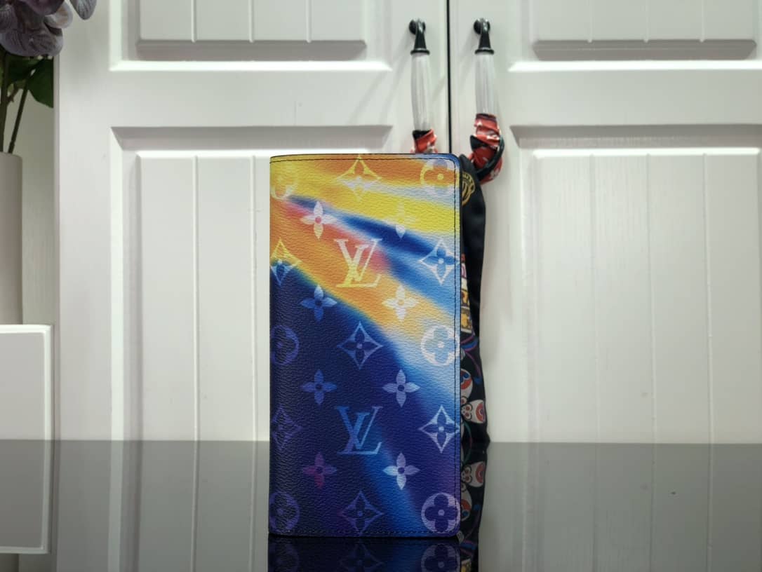 Louis Vuitton Sunset Monogram Multicolor Voyage Replica Pochette Blue M45941 - DEEPREPS