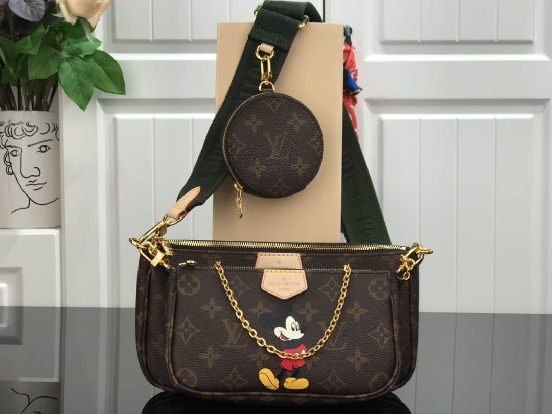Louis Vuitton Monogram Canvas Multi Pochette Replica Brown M44823 - DEEPREPS