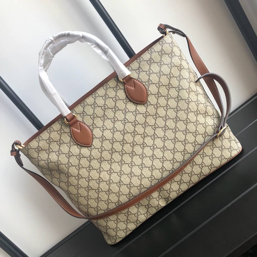 Best Replica Gucci Soft GG Supreme Baby Changing Bag Replica Brown 457356(ColaReps) - DEEPREPS