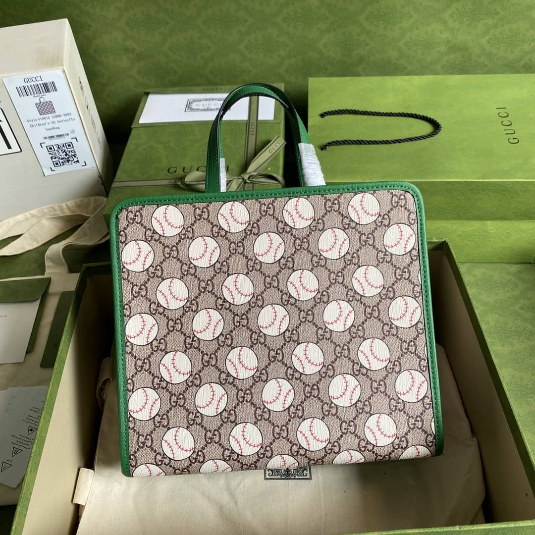 Gucci GG Printed Multicolor Kids Girl Tote Replica 605614 - DEEPREPS