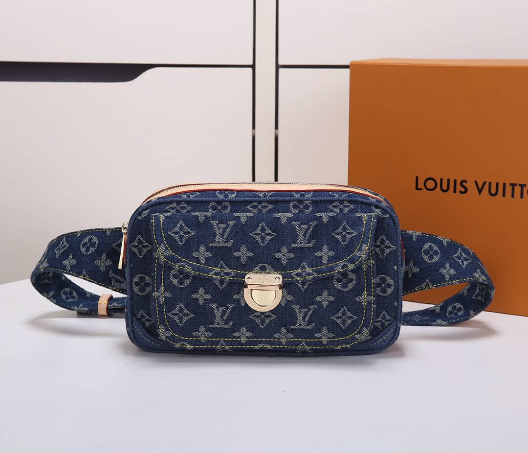 LV Bum Bag Dupe Monogram Denim  M44466 - DEEPREPS