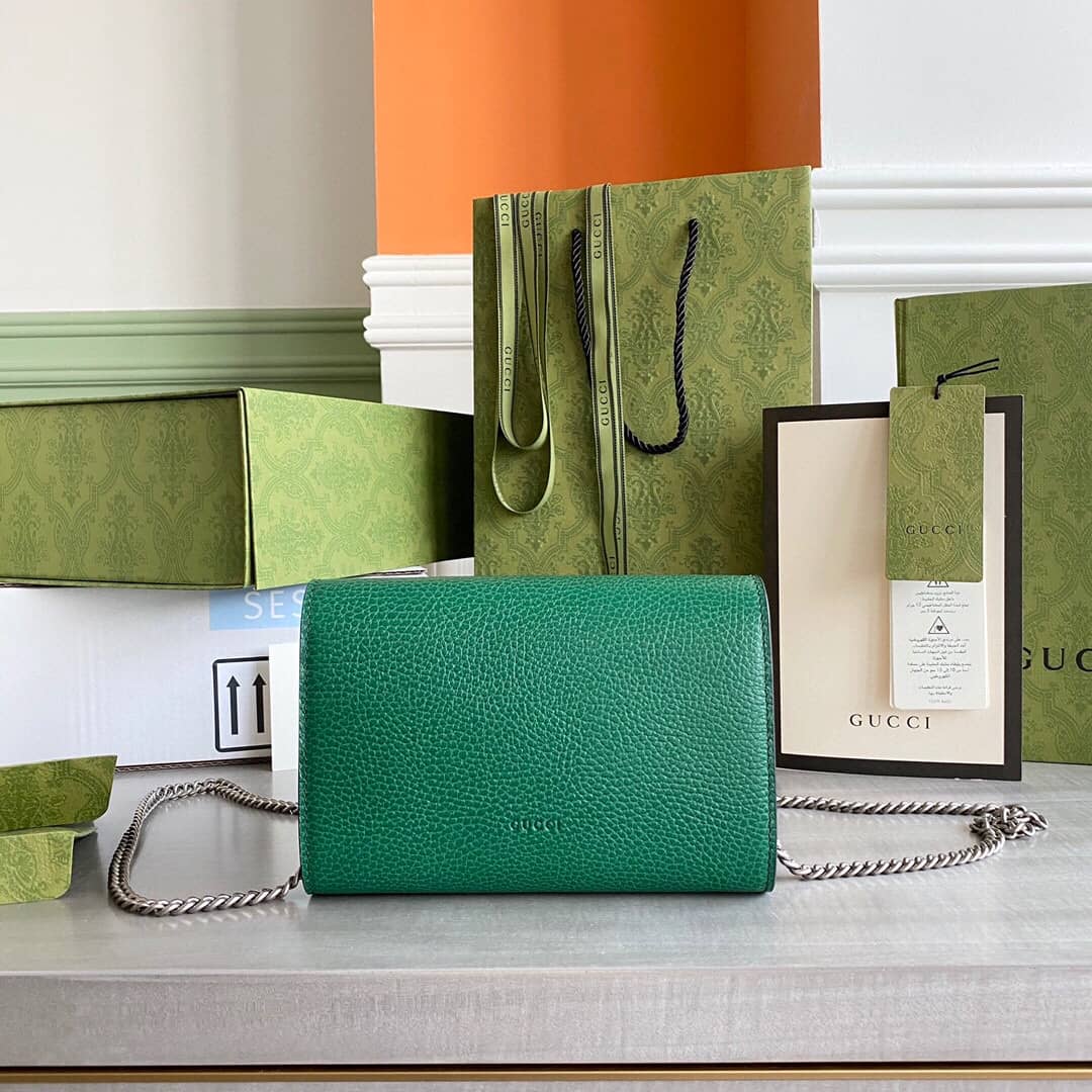 Gucci Dionysus Chain Wallet Shoulder Bag Replica Green 401231 - DEEPREPS