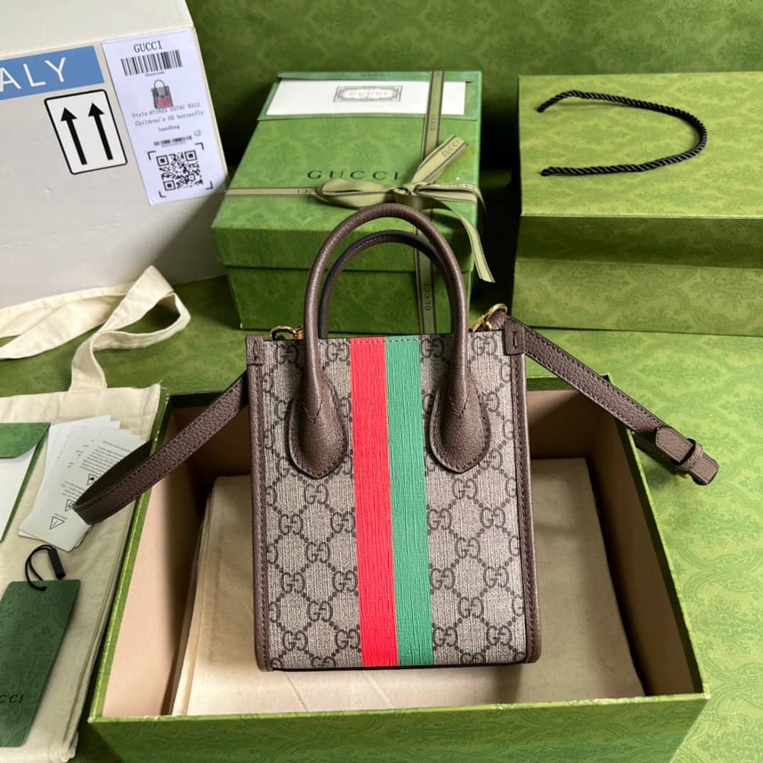 Gucci Mini Tote With Interlocking 671623 Replica Bag - DEEPREPS