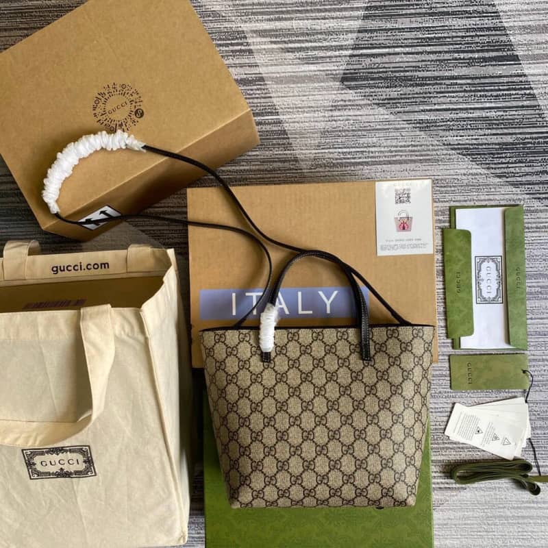 Gucci Ladybug Tote Replica Bag Brown 666288 - DEEPREPS