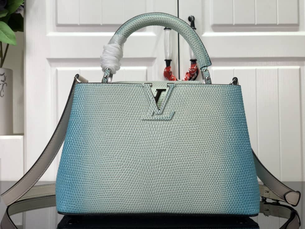 Louis Vuitton Capucines BB Collection Blue N98093 Replica Shoulder Bag - DEEPREPS